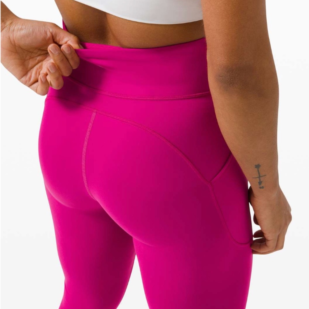 Lululemon Invigorate High-Rise Tight 28" in Ripened Raspberry - Barely Worn! - Picture 2 of 12